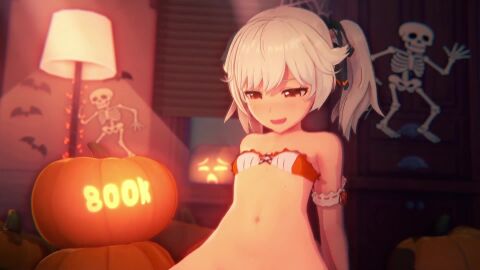anna_anon bouncing bouncing_breasts cowgirl_position cute girl girly halloween happy mieramommy riding riding_penis spooky_month tagme video