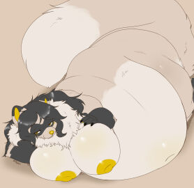 bbw big_breasts breasts cleavage female furry huge_breasts kibblesyourbits nipples overweight tagme thick_thighs wide_hips