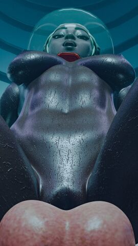 1boy 1girls 3d 3d_(artwork) 3d_model african_female astronaut astronaut_helmet balls dark-skinned_female dark_skin ebony female female/male female_focus fortnite light-skinned_male light_skin male male/female melanin pussy scrotum shaved_pussy siona_(fortnite) straight straight_sex sweaty sweaty_body tncstudio viewed_from_below