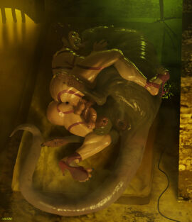 anal_hair asian_futa ass balls big_ass black_lips black_nails black_toenails dickgirl dicks_touching edging futanari ganto18 gaped_anus gooning hairy_armpits high_heels humiliation intersex juri_han muscular muscular_futa nasty pubic_hair rat sewer smiling_at_viewer street_fighter tatoos tongue_kiss zoophilia