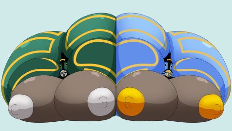 ass big_ass big_breasts breasts bubble_ass bubble_butt cleavage emily_the_emerald_green_engine female huge_ass huge_breasts nipples tagme thick_thighs thomas_and_friends user3345 what wide_hips