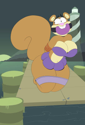 1girls anthro arms_tied arms_tied_behind_back ass ball_gag big_ass big_breasts bondage breasts brown_fur female female_only fluffy_tail furry furry_only huge_breasts kneeling legs_tied mammal mature mature_body mature_figure mature_woman milf mommy nickelodeon night_sky outdoors round_breasts sandy_cheeks solo solo_female spongebob_squarepants squirrel tail tempson thick thick_ass thick_thighs thighs tree_squirrel voluptuous voluptuous_female wide_hips