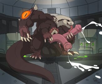 2024 2_penises 4_arms absurd_res accidental_bow_mutant_(resident_evil) animal_genitalia animal_penis anthro auto_penis_lick balls balls_growth big_balls big_penis bodily_fluids brown_body capcom claws cum cum_on_ground cum_string diphallia diphallism equine_genitalia equine_penis excessive_cum excessive_genital_fluids fangs flared_penis flesh_creature forked_tongue g-virus_mutant_(resident_evil) g_(g_creature) genital_fluids genital_growth genitals growth hi_res holding_penis horizontal_diphallism huge_balls huge_cock hyper hyper_genitalia hyper_penis licking male masturbation maxpany monster mottled mottled_genitalia mottled_penis multi_arm multi_genitalia multi_limb multi_penis muscle_growth muscles muscular muscular_anthro muscular_male oral oral_masturbation penile penile_masturbation penis penis_growth pupils red_eyes resident_evil self_lick sharp_teeth slit_pupils solo teeth tongue undead zombie