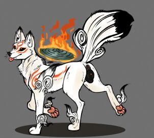 1girls amaterasu amaterasu_(okami) animal_genitalia animal_pussy animal_vulva ankle_tuft anus black_tipped_ears black_tipped_tail canid canine canine_genitalia canine_pussy canine_vulva canis capcom deity ears female feral fur genitals goddess japanese_mythology mammal okami okami_(capcom) paws prince-vulpine pussy red_accents red_markings shoulder_tuft solo tail white_body white_fur wolf wolf_girl