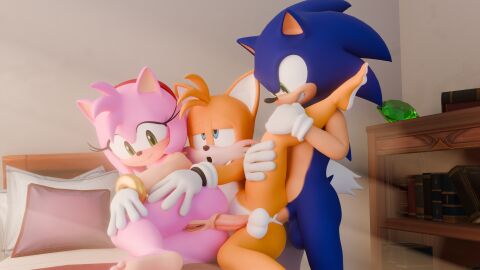 3d_(artwork) absurd_res aged_up ahe_gao amy_rose anal anal_sex anthro anus balls bed bisexual bisexual_male bisexual_sandwich bisexual_train blush canid canine chaos_emerald clothing digital_media_(artwork) eulipotyphlan eye_half_closed female fox from_behind_position furniture gem genitals gloves group group_sex hand_on_leg handwear hedgehog hi_res holding_leg legs_up looking_back looking_pleasured male male/female male/male mammal miles_prower miles_tails_prower orgasm_face penetration penile penile_penetration penis penis_in_ass pillow pussy sandwich_position sega sex smile smirk sonic_(series) sonic_the_hedgehog sonic_the_hedgehog_(series) spoon_position tail tails tails_the_fox threesome train_position trio twintails3d vulva