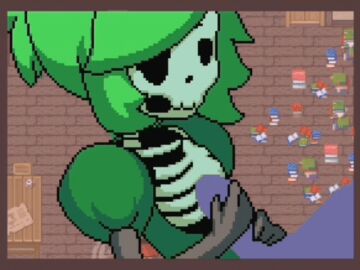 akai_(ugokashitari) animated animation boobjob breasts cum cum_on_breasts cum_on_ribs female female/male female_focus game_cg genitalia green_body green_bones green_clothes green_clothing green_hair handjob horizontal_image horizontal_video longer_than_10_seconds loop male male/female princess_and_conquest sex short_playtime shorter_than_10_minutes shorter_than_30_seconds shorter_than_3_minutes shorter_than_five_minutes shorter_than_four_minutes shorter_than_one_minute shorter_than_two_minutes skeleton skeleton_girl