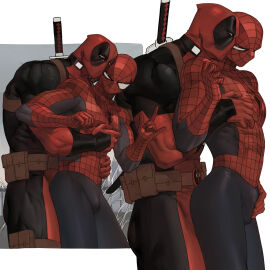 bulge bulge_fondling bulge_frottage bulge_rubbing bulge_through_clothing deadpool dry_humping gay gay_domination humping humping_ass imminent_anal imminent_penetration imminent_rape imminent_sex lkikai male male/male male_only marvel marvel_comics penis peter_parker rubbing_ass rubbing_ass_on_penis rubbing_penis spider-man spider-man_(series) wade_wilson