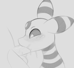 ambiguous_fluids ambiguous_gender ampharos animal_fucking anthro arteficialtrees balls blush bodily_fluids close-up close_up close_up_view closeup closeup_view dripping duo erection eyebrows faceless_character faceless_male fellatio forehead_gem gem generation_2_pokemon genitals grey_background greyscale looking_at_genitalia looking_at_penis male male/ambiguous monochrome nintendo nude oral oral_penetration oral_sex_close-up oral_sex_close_up oral_sex_closeup penetration penile penis penis_in_mouth pokemon pokemon_(species) saliva saliva_on_penis semi-anthro sex side_view simple_background sketch striped_body stripes vein veiny_penis zoophilia