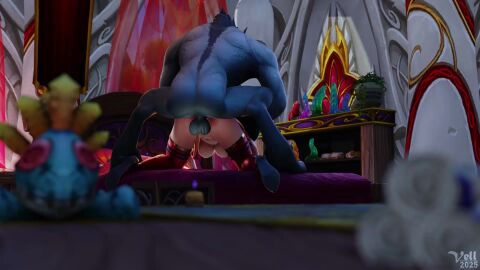 1boy 1girls 3d all_fours alliance_dominance anal anal_sex animated belly_bulge big_breasts blizzard_entertainment blonde_hair blood_elf bouncing_breasts female high_heels interspecies light-skinned_female light_skin male no_sound nude pussy sex tagme thick_thighs thighhighs vell(vellektra) vellektra video voluptuous voluptuous_female warcraft wide_hips worgen world_of_warcraft