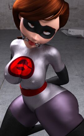 1girls 3d alternate_costume alternate_version_available ass ball_gag big_ass big_breasts big_thighs breasts brown_eyes brown_hair bust busty chest curvaceous curvy curvy_figure disney elastigirl elastigirl_(the_incredibles_2_supersuit) female female_focus hazel_eyes helen_parr hero heroine hips hourglass_figure huge_ass huge_breasts large_ass large_breasts legs light-skinned_female light_skin mature mature_female milf mother pixar pixar_mom slim_waist superhero superheroine the_incredibles the_incredibles_2 thick thick_hips thick_legs thick_thighs thighs top_heavy voluptuous voluptuous_female vtemp waist wide_hips wide_thighs
