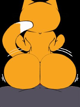 1boy 1girls 3:4 animated ass beat_banger big_ass cat_ears cat_girl cat_humanoid feline feline_humanoid female female_focus furry garfieldreal12 male orange_body orange_fur orange_hair orange_skin png reskin rule_63 scratch scratch_cat tagme thick_thighs tights transparent_background vertical_video white_fur white_hair