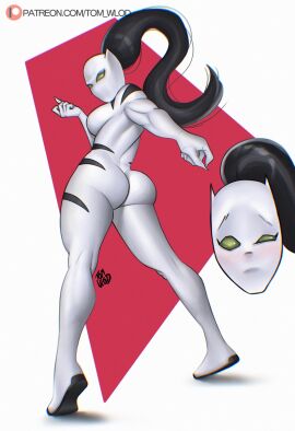 amulet ava_ayala bodysuit faceless_female female female_focus female_only human marvel marvel_animated_universe marvel_comics masked masked_female spider-man_(series) superheroine tom_wlod ultimate_spider-man white_tiger_(marvel)