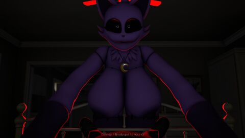 1girls 3d 3d_background 3d_model anthro anthro_only breasts breasts_out cat catnap catnap_(nightbotgrey) catnap_(poppy_playtime) felid feline female female_anthro female_only furry furry_only large_breasts naked_female no_humans poppy_playtime poppy_playtime_(chapter_3) rule_63 wydome