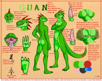 2014 3_toes 4_fingers animal_genitalia anthro anus artist_name ass athletic athletic_anthro athletic_male back_muscles balls bodily_fluids butt_shot casual_nudity character_name claws collarbone colored crossed_arms cum cum_drip digital_drawing_(artwork) digital_media_(artwork) dripping dripping_penis english_text erection feet finger_claws fingers forked_penis forked_tongue gay gay_anal gay_sex genital_fluids genitals green_balls green_body green_scales grey_finger_claws grey_toe_claws guan_(character) hand_on_butt hand_on_hip hand_on_own_butt hand_on_own_hip homosexual homosexual_male homosexual_sex humanoid_feet humanoid_hands humanoid_heel iguana iguanid leaking_cum leaking_penis lizard male male/male male_only male_penetrated male_penetrating male_penetrating_male markings model_sheet mouth_shot multicolored_body multicolored_butt multicolored_scales navel nude nudist open_mouth pecs penis pink_anus pink_penis plantigrade rear_view red_spikes red_stripes red_text reptile scales scalie shaded sheath shoulder_blades simple_background soles solo spikes spikes_(anatomy) spine spread_anus spread_butt spreading standing stretched_anus striped_body striped_genitalia striped_markings striped_penis striped_scales striped_tail stripes tail tail_markings tan_background text three-quarter_view toe_claws toes tongue tongue_out two_tone_body two_tone_butt two_tone_feet two_tone_scales urovore yaoi