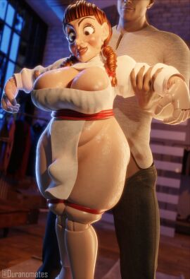 1boy 1girls 3d american_mythology annabelle annabelle_(octal_nsfw) brown_hair doll doll_joints duranomates female hair_ornament imminent_sex light-skinned_female light_skin living_doll male male/female mansion monster_girl nightmare_waifu north_american_mythology penis public_domain the_conjuring thick_legs thick_thighs thigh_sex thighs twintails urban_legend