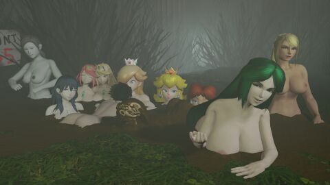 11girls 3d ass bayonetta bayonetta_(character) bayonetta_2 big_breasts blonde blonde-haired_female blonde_female blonde_hair breasts byleth_(fire_emblem) byleth_(fire_emblem)_(female) completely_covered_in_mud completely_naked completely_nude covered_in_mud crossover crown dirty dirty_girl female female_only fire_emblem fire_emblem:_three_houses kid_icarus kid_icarus_uprising mario_(series) metroid mud muddy multiple_females multiple_girls mythra naked nintendo nipples nude palutena princess_daisy princess_peach princess_rosalina ptddddd pyra quicksand samus samus_aran super_mario_galaxy super_smash_bros. tagme wam wii_fit wii_fit_trainer wii_fit_trainer_(female) xenoblade_(series) xenoblade_chronicles_2 zero_clothes_samus zero_suit_samus