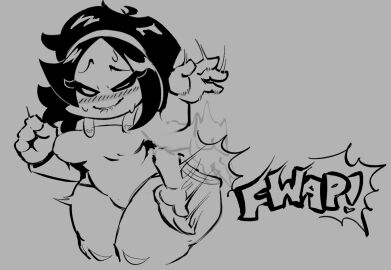 1girls accurate_art_style ass big_ass big_butt biting_lip biting_own_lip black_hair blush female female_focus female_only fnf friday_night_funkin nene_(newgrounds) newgrounds nipples_visible_through_clothing onomatopoeia slap slapping_ass slapping_butt slapping_own_ass solo solo_female solo_focus spinarooz