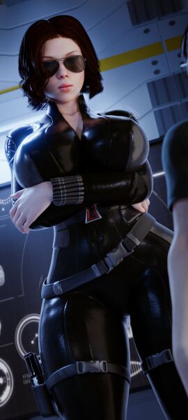 1girls 3d ass aviator_sunglasses big_ass big_breasts big_thighs black_widow_(marvel) bodysuit bottom_heavy breasts busty curvy female female_focus female_only hips hourglass_figure huge_ass huge_breasts human human_only large_ass large_breasts legs light-skinned_female light_skin marvel marvel_cinematic_universe marvel_comics my_neighbor's_widow natasha_romanoff red_hair rose_blue_3d s.h.i.e.l.d. scarlett_johansson shades slim_waist solo sunglasses superheroine thick thick_hips thick_legs thick_thighs thigh_holster thighs tinted_eyewear top_heavy voluptuous waist weapon wide_hips wide_thighs