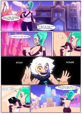 1boy 1girls ass big_ass big_breasts big_butt big_hips big_thighs biting_butt blue_eyes breasts busty buttocks caucasian caucasian_female comic comic_page comic_panel dgoger disney elegant_clothes english_text eyelashes female female_clothed green_hair high_resolution hips horse_tail huge_ass huge_boobs huge_breasts huge_butt huge_hips huge_thighs inminent_sex lipstick long_hair male mansion massive_ass massive_boobs massive_breasts massive_butt massive_thighs massive_tits meme_reference milf odalia_blight older_female_and_younger_male orange_pupils sexy short_hair text text_bubble the_collector_(the_owl_house) the_owl_house thick_thighs thighs tight_clothing touching_breast voluptuous voluptuous_female white_hair wide_hips wide_thighs yellow_iris