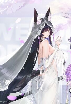 1girls alternate_universe ass_visible_through_thighs azur_lane bare_shoulders breasts dishwasher1910 female large_breasts letterboxed light-skinned_female light_skin long_hair musashi_(azur_lane) musashi_(purest_wisteria)_(azur_lane) pasties platform_footwear prosthesis prosthetic_arm revealing_clothes sakura_empire_(azur_lane) thighhighs thighs very_long_hair