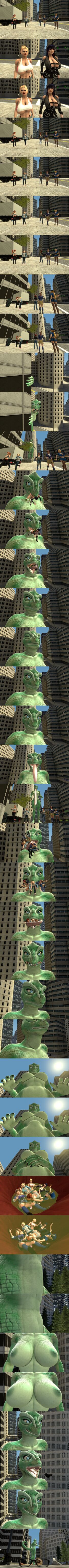 3d 3d_(artwork) anthro anthro_pred ass belly big_breasts bones breast_expansion breast_growth breast_growth_(enlargement) breasts burping burping_up_bones burping_up_clothes burping_up_skull chameleon chameleon_girl city clothed_female completely_nude completely_nude_female dead_or_alive digestion female female_pred female_prey giantess helena_douglas hitomi_(doa) huge_breasts human_prey kasumi_(doa) long_tongue lordaardvark marie_rose mila_(doa) multiple_girls multiple_images multiple_prey ninja_gaiden nipples nude nude_female nude_female_clothed_female nyotengu oral_vore pretuz3d rachel_(ninja_gaiden) reptile scalie scalie_female skull stomach stomach_acid swallowing tall_image thelittleboot tongue unwilling_prey vore