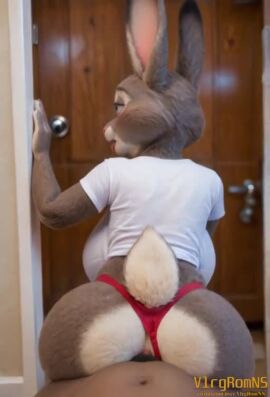 ahe_gao ai_generated anal anal_sex animated anthro anthro_penetrated ass back_boob big_butt bodily_fluids bonnie_hopps breasts bubble_butt clothing clothing_aside cum curvaceous curvy_figure dark_body dark_penis dark_skin disney door doorway duo female female_on_human female_penetrated first_person_view furry genital_fluids genitals human human_on_anthro human_penetrating human_penetrating_anthro human_penetrating_female human_pov inside interspecies lagomorph leporid looking_pleasured male male/female male_on_anthro male_penetrating male_penetrating_anthro male_penetrating_female male_pov mammal mature_female panties panties_aside penetration penis rabbit rear_view sex shirt t-shirt tagme thong tongue tongue_out topwear underwear underwear_aside video vlrgromns voluptuous zootopia