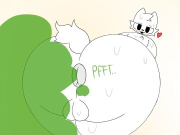 ass balls big_butt boykisser fart fart_fetish furry male operario_ferroviario operario_juniors tagme white_fur