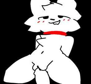 andromorph animated anthro blush boy_kisser_(meme) collar disembodied_penis flat_chested fucked_silly fur genitals intersex looking_pleasured loop male meme mti_crossgender penetration penis red_collar rule_63 sex silly_cat_(mauzymice) solo stomach_bulge tagme unknown_artist vaginal_penetration vulva white_body white_fur