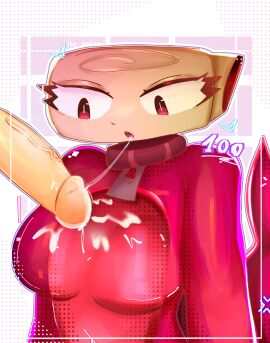 anon big_penis blowjob blowjob_face clothed clothed_female cock cum cum_in_mouth cum_inside cum_on_breasts cum_on_face cum_on_penis dandy's_world dick dino_snore_shelly female hi_res itz_zekex licking licking_penis looking_at_penis oral oral_sex penis roblox shelly_(dandy's_world) veiny_penis zekuqa