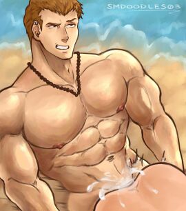 2d abs anal bara big_chest collar completely_nude completely_nude_male cum ear_jewelry ejaculating_in_ass ejaculating_while_penetrating ejaculation fire_emblem fire_emblem:_the_blazing_blade gay human human_male human_only light-skinned_male light_skin linus_reed male male/male male_focus male_only nintendo no_visible_genitalia nude nude_male penetration pleas pleasure_face pleasured_male sex six_pack smdoodles03 twitter_link unseen_face unseen_male_face veins veiny_arms yaoi