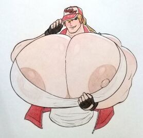 1boy bara big_breasts big_chest big_moobs big_nipples big_pecs big_tits blush blushing breasts chest cleavage cnb2804 dilf fatal_fury gigantic_breast gigantic_chest gigantic_moobs gigantic_pecs gigantic_pectorals huge_breasts huge_chest huge_moobs huge_pecs hyper_breast hyper_chest hyper_moobs hyper_pecs hyper_pectorals king_of_fighters large_breasts large_chest large_moobs large_pecs large_pectorals low_cut_shirt male male_blushing male_cleavage male_nipples male_only male_tits male_with_breasts massive_breasts massive_chest massive_moobs massive_pecs massive_pectoral moobs muscular muscular_chest muscular_male nipples pecs pectorals snk terry_bogard tits video_games yaoi