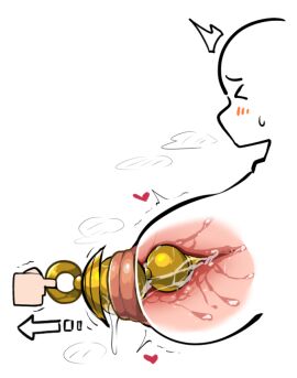 1girls anon beads beads_(sex_toy) big_breasts breasts female female_focus female_only gold_(metal) gold_jewelry hutoshi_19 nipple_beads nipple_fetish nipple_insertion nipple_penetration nipple_plugs nipples pull_out tagme what