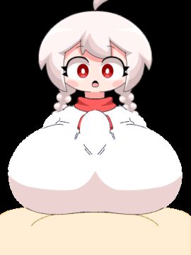 1boy 1girls 3:4 animated animated_gif beat_banger beat_banger_(mod) big_boobs big_breasts big_tits boobjob boobs bouncing_boobs bouncing_breasts bouncing_tits breasts breasts_bigger_than_head cum fat_breasts female gif handsfree_paizuri huge_boobs huge_breasts huge_tits male male/female male_pov paizuri paizuri_lead_by_female paizuri_under_clothes pov red_eyes tagme titfuck titfuck_under_clothes titjob tits toriel_beat_banger transparent_background vertical_video warma white_hair