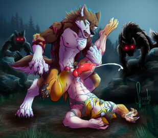 2020 4_toes 5_fingers abs after_transformation all_fours anal anal_orgasm anal_sex animal_genitalia animal_penis anthro anthro_on_anthro arm_tuft ass ass_up balls big_penis black_claws black_nose black_pawpads bodily_fluids broad_shoulders brown_body brown_fur brown_hair canid canine canine_genitalia canine_penis cheek_tuft chest_tuft claws closed_eyes clothing cum cum_while_penetrated cumshot curled_fingers destroyed_clothing digitigrade duo_focus ears_back ejaculation elbow_tuft erection eyewear facial_tuft feet finger_claws fingers flannel_shirt fluffy fluffy_tail forest from_front_position fur genital_fluids genitals glasses gloves_(marking) glowing glowing_eyes grass group growth hair hands-free hands_above_head human human_to_anthro imminent_knotting involuntary_orgasm knot leg_grab leg_markings light looking_pleasured lying male male/male mammal mane markings mid-transformation moonlight multicolored_body multicolored_fur muscle_growth muscles muscular muscular_anthro muscular_male mythological_canine mythological_creature mythology nature night nipples on_back on_rock open_mouth orgasm orgasm_face outside paktani pawpads paws pecs penetration penis pink_penis pivoted_ears plant plantigrade_to_digitigrade post-transformation pubes red_eyes red_penis reverse_wheelbarrow_position rock sex shaded shirt signature sky smile socks_(marking) sparks_99 species_transformation tail teeth toe_claws toes tongue tongue_out topwear torn_clothing torn_shirt torn_topwear transformation transformation_through_sex tree tuft two-tone_body two-tone_fur were werecanid werecanine werewolf whippet_(character) white_body white_claws white_fur yellow_body yellow_fur