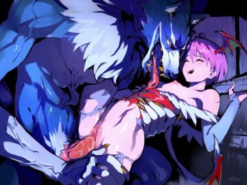 1boy 1girls animated animated_image animation anthro anthro_on_female anthro_on_human anthro_penetrating anthro_penetrating_female anthro_penetrating_human areolae bat_wings breasts capcom clothing cum cum_in_pussy cum_inside cumming cumming_in_pussy cumming_inside cumming_while_penetrated cumming_while_penetrating darkstalkers drool drool_on_breasts drooling_on_partner edit edited erection female female_penetrated flat_chest furry gallon happy happy_face happy_sex human_female interspecies jon_talbain larger_male larger_male_smaller_female licking licking_breast licking_nipples lilith_aensland male monster monster_boy monster_cock monster_on_female monster_rape naked navel nipples nonhuman_male_on_human_female nude nude_male on_back optionaltypo penetration penis perky_nipples petite petite_body petite_breasts petite_female pubic_hair purple_hair pussy raped_by_enemy raped_by_monster raped_female scared sex size_difference smaller_female solo_focus spread_legs standing stomach_bulge straight tagme teratophilia tied_up torn_clothes uncensored vaginal_penetration vampire_savior video were werewolf wolf young young_female younger_female