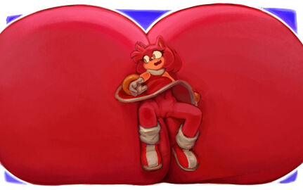 2024 amy_rose anthro ass big_ass big_butt black_nose border bracelet butt_expansion clothing colored digital_media_(artwork) dress eulipotyphlan expansion eyelashes female footwear genitals gloves gold_(metal) gold_bracelet gold_jewelry green_eyes handwear hedgehog huge_ass huge_butt hyper hyper_ass hyper_butt immobile inflation intangible jewelry mammal navel open_mouth pink_body pink_butt pink_ears purple_background pussy red_clothing red_dress red_footwear red_shoes sega shaded shoes simple_background solo sonic_(series) sonic_the_hedgehog_(series) tan_inner_ear teeth white_border white_clothing white_gloves white_handwear worried