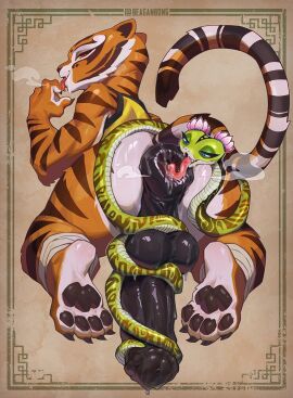 1dickgirl 1futa 1girls 2d 2d_(artwork) 2d_artwork 4_toes anal animal_genitalia animal_penis anthro anthro_on_feral anus artist_name artist_signature ass ass_up backsack balls ballsack big_anus biped black_anus black_balls black_genitals black_inner_ear black_penis black_stripes blue_eyes brown_scales cat_ears cat_tail claws cupping_balls dickgirl dilated_anus donut_anus dreamworks drooling duo ears equine_anus equine_genitalia equine_penis erection eyeliner fangs felid feline feline_humanoid female feral fingers flared_penis fur furry futa/female futa_on_female futa_sans_pussy futanari genitals green_body green_scales hi_res horse_penis horsecock horsecock_futa huge_cock intersex intersex/female kung_fu_panda leg_wrap long_tongue looking_back looking_back_at_partner male mammal master_tigress master_viper multicolored_body multicolored_fur multicolored_tail muscular muscular_futa musk musk_clouds musky_anus musky_balls nose nude nude_female oral orange_body orange_eyes orange_fur pantherine partially_clothed partially_clothed_futa pawpads paws penis pointy_ears predator puffy_anus reagan_long red_eyes reptile rimming running saliva saliva_bubble saliva_drip saliva_on_anus saliva_on_balls saliva_on_penis saliva_on_tongue scales scalie serpentine sex snake soles solo_female steam steamy_anus steamy_ass steamy_breath stripes tail tail_sex tail_wrap tailjob teeth tiger tiger_print toes tongue tongue_out twitter_username two-tone_body two-tone_fur two-tone_scales white_body white_fur white_sclera winged_eyeliner yellow_clothing yellow_sclera yellow_shirt