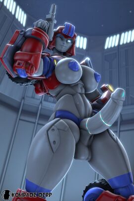 3d armor armored_female big_breasts big_penis breasts breasts_out cybertronian erection female futa_only futanari intersex komradederp large_breasts original_character penis robot robot_female robot_genitalia robot_girl robot_humanoid robot_penis thick_thighs transformers trawert