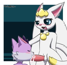 anthro anthro_on_anthro duo feeshyartist_(artist) fellatio female female_penetrated male male/female mizu_(feeshyartist) oral penetration penile penis philikkahn remikyuki_(km-15) sex