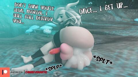 2_horns 3d after_anal anus asriel_dreemurr asriel_dreemurr_(god_form) ass ass_focus balls big_ass big_balls big_butt black_body black_fur black_markings black_sclera butt_focus camseven cum_fart cum_in_ass digital_media_(artwork) fat_ass femboy fur furry gay genitals goat god_of_hyperdeath hair hi_res horn huge_ass karma male male_only mammal markings short_tail tail thick_thighs tiptoes undertale undertale_(series) white_balls white_body white_eyes white_fur white_hair white_horn white_perineum wide_hips wolf