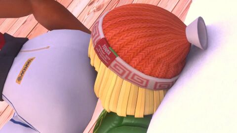 anilingus_through_clothes animated arms_(game) cunnilingus_through_clothes female kishi lesbian min_min_(arms) stinkface twintelle video yuri