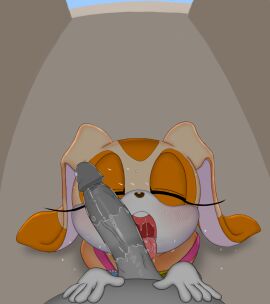 1boy 1girls adult_on_cub after_fellatio after_oral anthro cassettedream cream_the_rabbit cub cub_on_adult dream-cassette eyelashes female female_cub female_on_human fur furry furry_female hoshime human human_male human_on_anthro interspecies lagomorph larger_male licking_penis male male/female male_human male_human/female_anthro male_human/female_cub male_on_anthro mobian_(species) oral penis rabbit rabbit_girl sega size_difference smaller_female sonic_(series) sonic_the_hedgehog_(series) tongue tongue_out uvula young younger_female