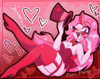 1girls charlie_morningstar_(hazbin_hotel) clothed female hazbin_hotel prince_papaya solo tagme tophat