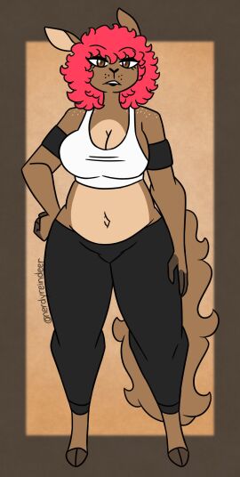 big_breasts breasts cleavage female furry huge_breasts nerdyreindeer tagme thick_thighs wide_hips