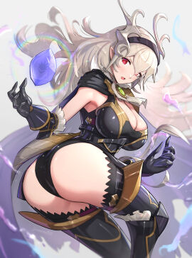 ass ass_focus big_ass breasts corrin_(fire_emblem) corrin_(fire_emblem)_(female) female fire_emblem fire_emblem_fates gonzarez intelligent_systems nintendo red_eyes white_hair