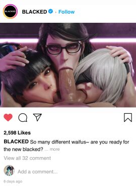 1boy 3d 3girls android android_girl asian asian_female assisted_fellatio at ball_(object) balls balls_sucking bayonetta bayonetta_(character) bayonetta_3 big big_balls big_penis black black_hair blacked blender blowjob blowjob_face cock collaborative collaborative_fellatio crossover double double_balls_sucking eve_(stellar_blade) eye_patch eyes face fellatio female female_focus focus games glasses gretdb hair hand hand_on_head harem head helping hetero huge huge_balls huge_cock human human_male instagram interracial large_penis light light-skinned_female light-skinned_male light_skin looking looking_at_viewer male male/female male_pov multiple_females multiple_girls nier nier:_automata nier_(series) on oral paag partial partial_male patch penis pov robot robot_girl sega sex skin stellar_blade straight straight_sex sucking sucking_balls sucking_penis sucking_testicles teamwork testicles trait_connection triple triple_fellatio video_games viewer white white_hair witch yorha_2b