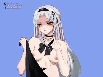 1girls angry animated aroused aroused_face beauty_mark blush brat breasts bubblebebe choker cute cute_face eyebrows eyelashes female female_focus female_only hourglass_figure indie_virtual_youtuber lewdtuber medium_breasts middle_finger naked naked_female nipples nude nude_female petite petite_body petite_breasts petite_female pov school_uniform schoolgirl sexy sexy_body sexy_pose tagme thick_thighs thighs video vtuber vtuberfanart white_hair yellow_eyes