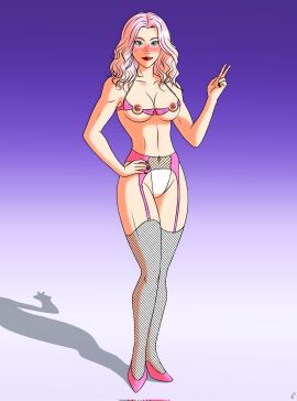 1girls ass big_ass big_breasts breasts bust busty chest curvaceous curvy curvy_figure digital_media_(artwork) female female_focus fishnets high_heels hips hourglass_figure huge_ass huge_breasts jessica_(legofootmassage) large_ass large_breasts legofootmassage legs light-skinned_female light_skin mature mature_female original original_character revealing_clothes skimpy_clothes slim_waist stockings thick thick_hips thick_legs thick_thighs thighs voluptuous waist wide_hips