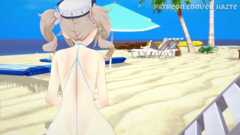 aether_(genshin_impact) barbara_(genshin_impact) beach bikini black_cock blonde_hair blue_eyes character_name cum cum_in_mouth cum_in_pussy dark-skinned_male genital_fluids genshin_impact huge_ass huge_cock koikatsu mini_bikini minibikini multiple_males ntr nun oral orgy orgy_sex public public_nudity public_sex pussy_juice slingshot_bikini slingshot_swimsuit small_breasts tagme vagina vaginal_penetration vaginal_sex video