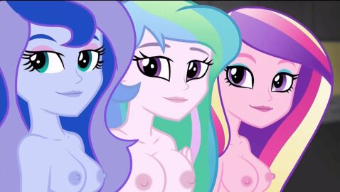 areola areolae big_breasts blue_eyes blue_eyeshadow blue_hair blue_skin blue_skinned_female breasts completely_naked completely_nude dean_cadance dirty_mike dyed_hair edit equestria_girls female female_only friendship_is_magic hasbro high_five human human_only humanized large_breasts locker_room mole my_little_pony naked naked_female navel nipples nude nude_female pink_areola pink_areolae pink_eyes pink_female pink_nipples pink_skin pink_skinned_female princess_cadance_(mlp) princess_celestia_(mlp) princess_luna_(mlp) principal_celestia pussy smile smirk smooth_skin towel vice_principal_luna violet_eyes white-skinned_female white_female white_skin